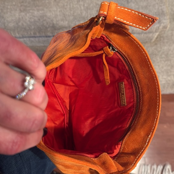 Authentic Vintage Miu Miu Suede Fringe Crossbody - Picture 5 of 8